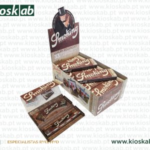 Smoking King Size Brown Luxury Rolling Kit