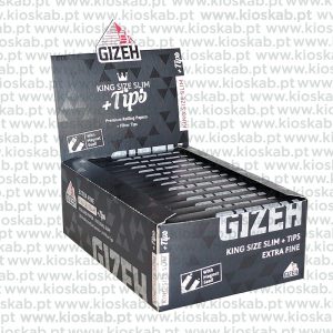 Gizeh Black Extra Fine King Size Slim (50)