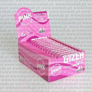 Gizeh All Pink King Size Slim + Tips (26)