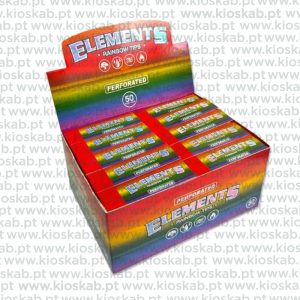 Elements Rainbow Perforated Tips (50)