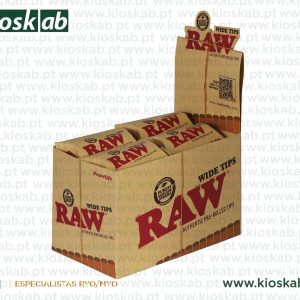 Raw Tips Wide Pre-Rolled (20)