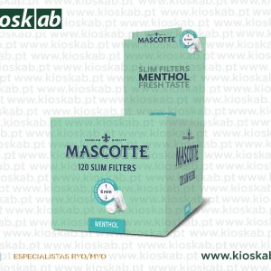 Mascotte Filtros Menthol Slim