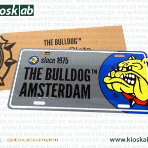 The Bulldog Amsterdam Chapa Metálica Cinza