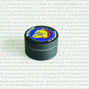 The Bulldog Amsterdam Metal Grinder Black 3 Parts