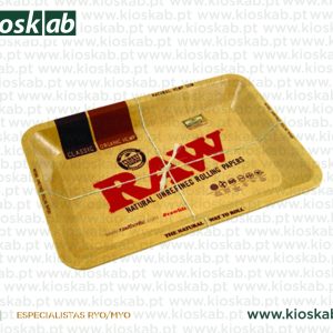 Raw Metal Rolling Tray Mini