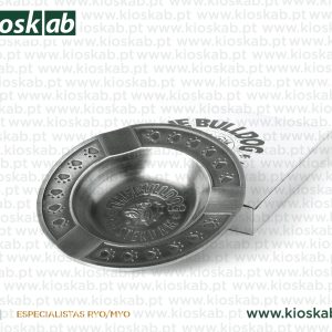 The Bulldog Amsterdam Cinzeiro Metal Embossed