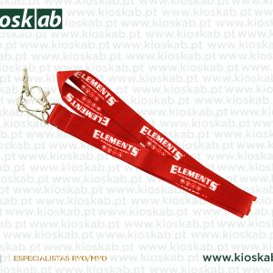Elements Lanyard Red