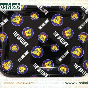 The Bulldog Metal Rolling Tray Mix Logo Medium