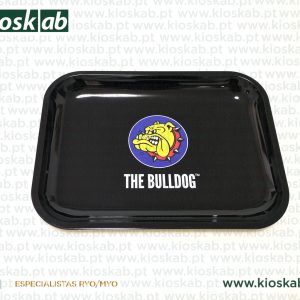 The Bulldog Metal Rolling Tray Logo Large