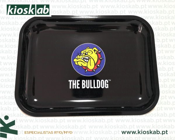 The Bulldog Metal Rolling Tray Logo XL