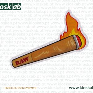 Raw Sticker Friendly Fire