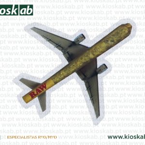 Raw Sticker Cone Plane