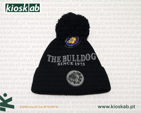 The Bulldog Winter Beanie Black