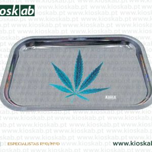 Ragga Rolling Tray Blue Leaf
