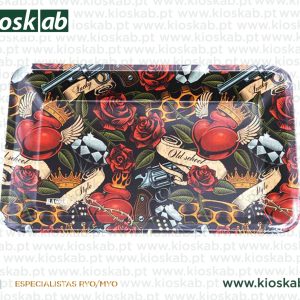 Ragga Rolling Tray Tattoo Small