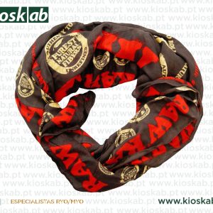 Raw Scarf Fashion Black