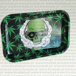 Ragga Rolling Tray Smokey Skull