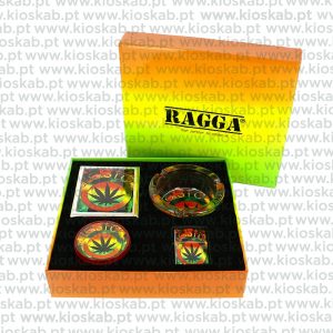 Ragga Smoking Set Rasta Leaf