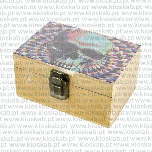 Ragga Storage Box Skull Rainbow