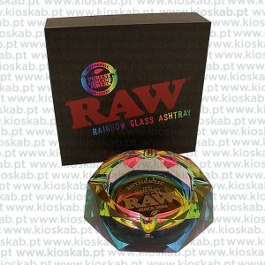 Raw Rainbow Glass Ashtray