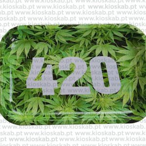 Ragga Rolling Tray 420 Green