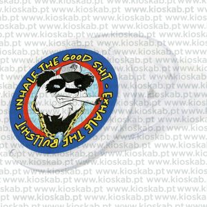Gangsta Panda Plastic Grinder Transparent (12)