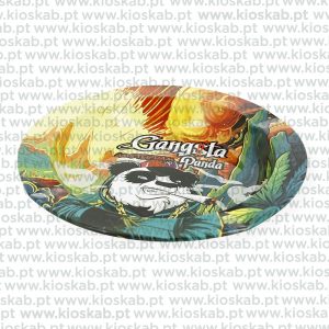 Gangsta Panda Metal Ashtray Weed Landscape
