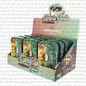 Gangsta Panda Metal Tin Weed Landscape (12)