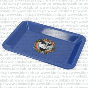 Gangsta Panda Metal Tray Blue