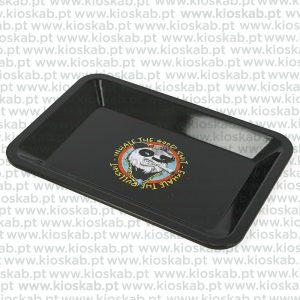 Gangsta Panda Metal Tray Black