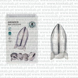 Champ High Grinder Mini Spaceship Silver