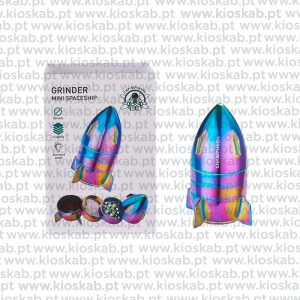 Champ High Grinder Mini Spaceship Rainbow