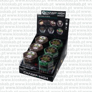 Champ High Grinder Plastic Skull Leaf (12)