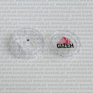 Gizeh Plastic Grinder 60mm Transparent