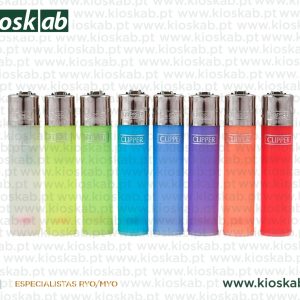 Clipper Isqueiro Pedra Large Translúcido