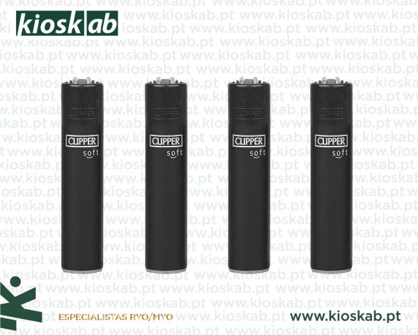Clipper Micro Soft Touch All Black + BW
