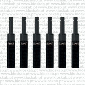 Clipper Isqueiro Mini Tube Soft Black + BW (24)