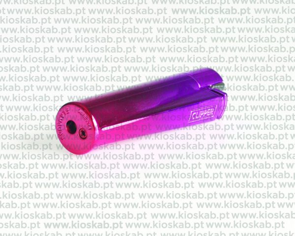 Clipper Large Metal Pink Gradient