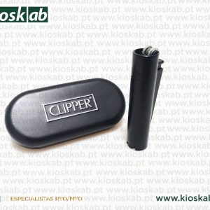 Clipper Isqueiro Large Metal Matt Black