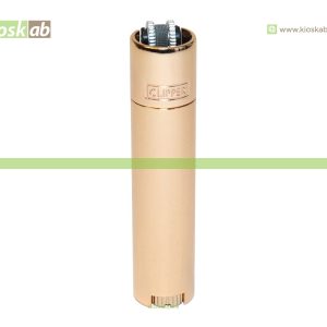 Clipper Isqueiro Large Metal Rose Gold Brilho