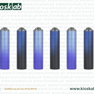 Clipper Isqueiro Micro Fundas Blue Grandient Metal