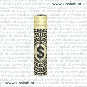 Clipper Large Metal Dollar Gold Cap