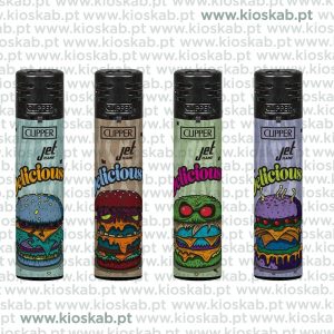 Clipper Jet Flame Decorado Rotten Burgers + BW (48)