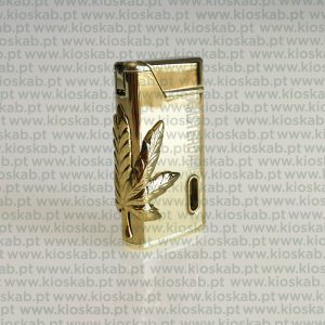 Belflam Isqueiro Turbo Gold Amsterdam & Leaf