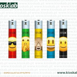 Stax Fixed Flame Flint Smileys (40)