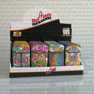 Belflam Isqueiro Double Jetflame Peace & Love (20)