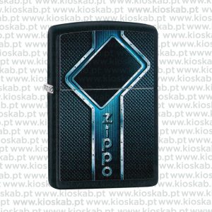 Zippo Blue and Black Design