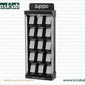 Zippo Expositor Balcão 15 Isqueiros