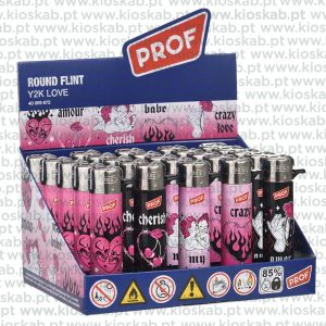 Prof Y2K Love Round Flint Lighter (25)