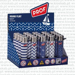 Prof Navy Round Flint Lighter (25)